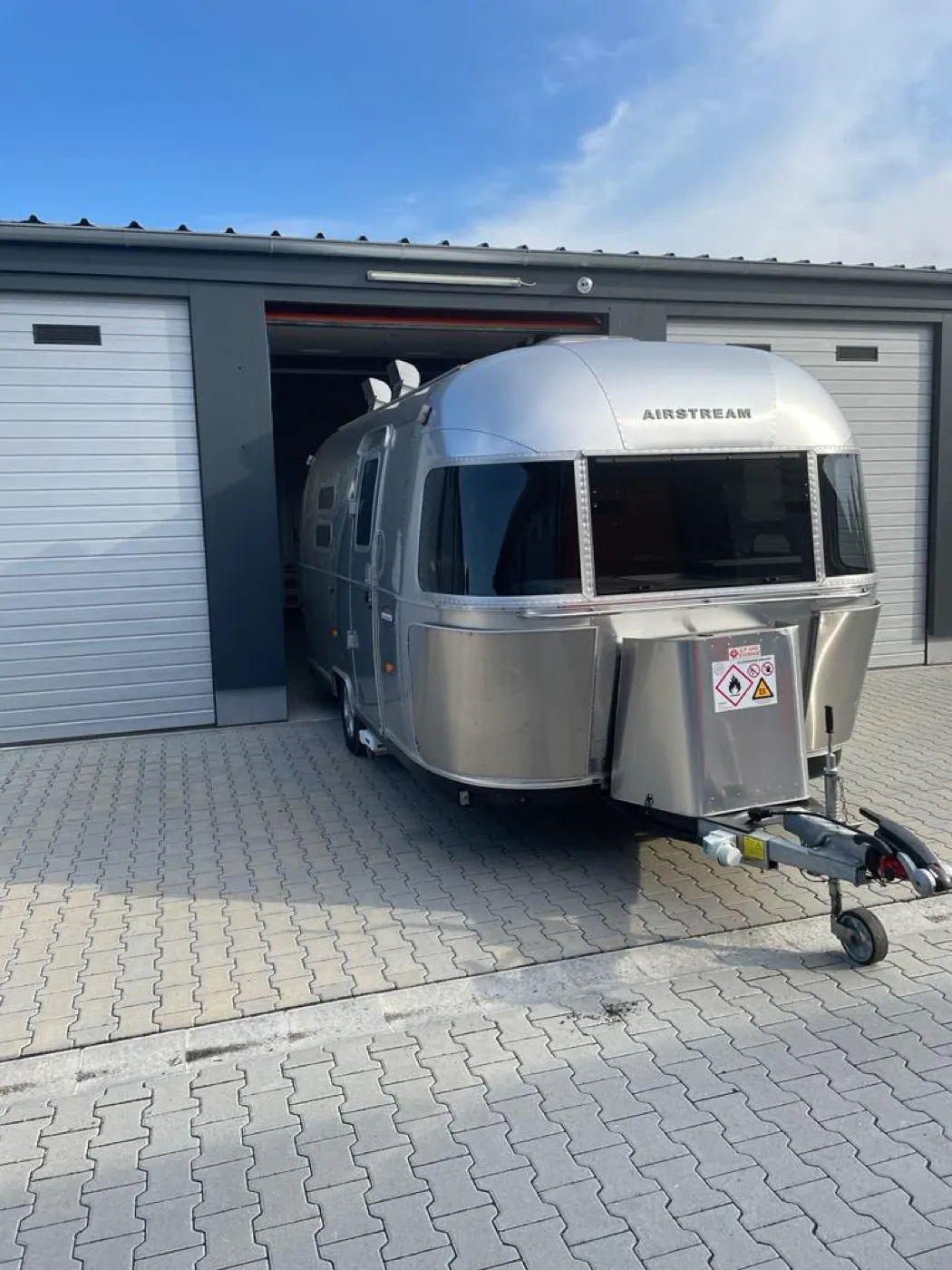 Der Airstream im Depot
