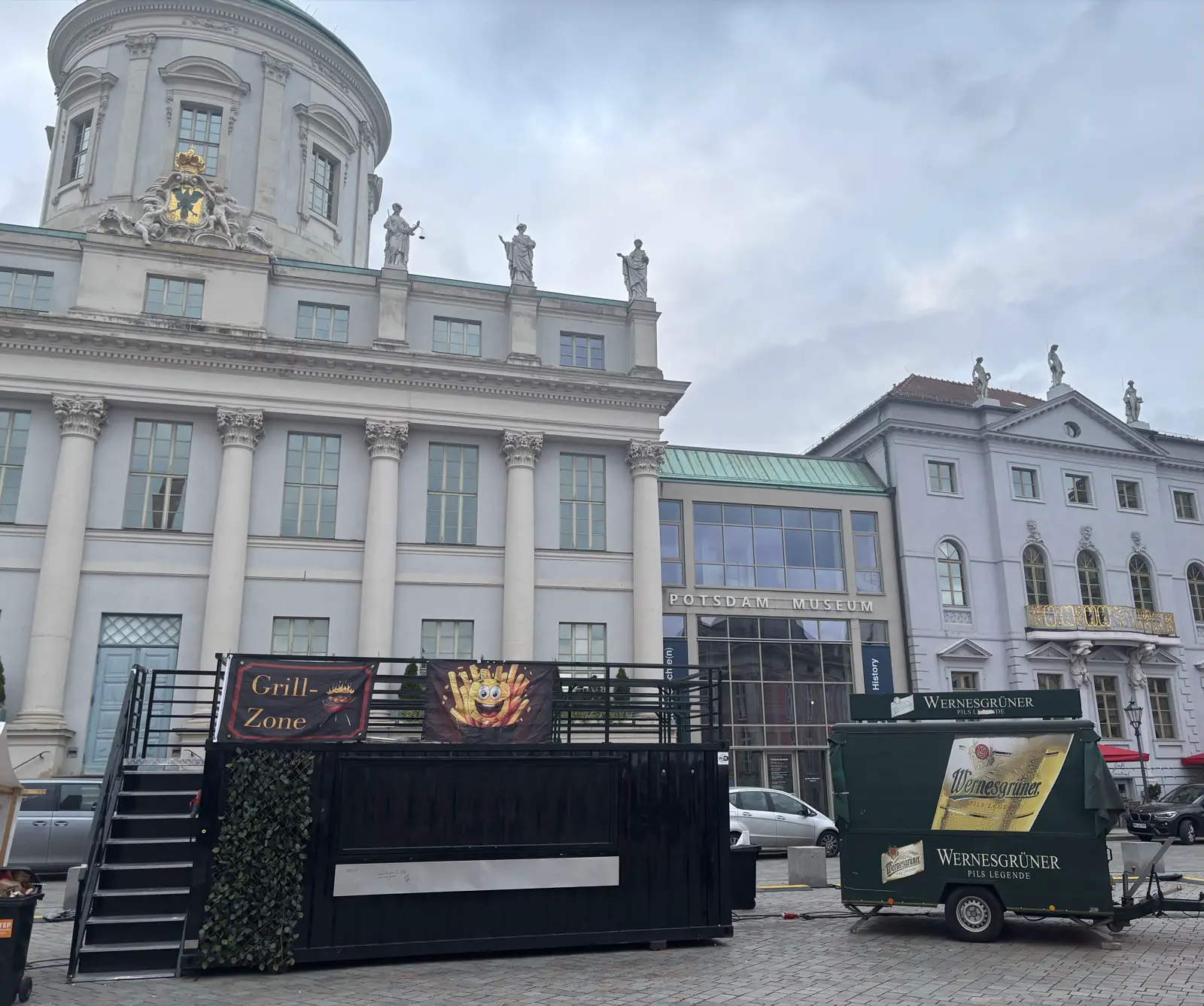 Auf dem Alten Markt in Potsdam